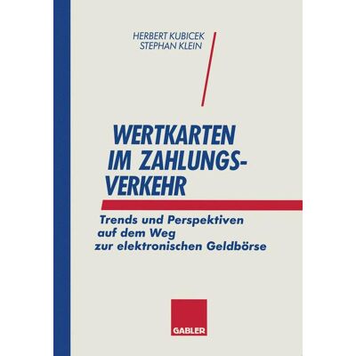 Gabler Verlag Wertkarten Zahlungsverkehr Gabler Verlag Wertkarten Zahlungsverkehr