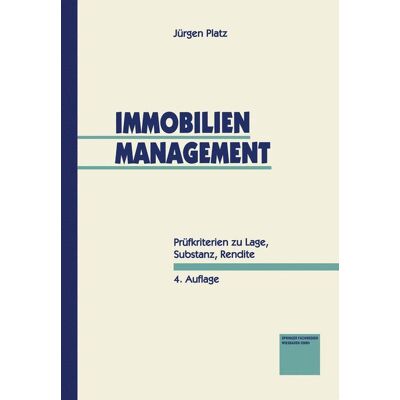 Gabler Verlag Immobilien-Management Gabler Verlag Immobilien-Management