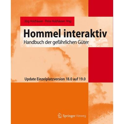Springer Berlin Heidelberg Hommel interaktiv – Update Einzelplatzversion 18.0 auf 19.0 Springer Berlin Heidelberg Hommel interaktiv – Update Einzelplatzversion 18.0 auf 19.0