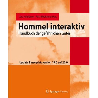 Springer Berlin Heidelberg Hommel interaktiv – Update Einzelplatzversion 19.0 auf 20.0 Springer Berlin Heidelberg Hommel interaktiv – Update Einzelplatzversion 19.0 auf 20.0