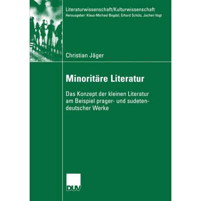 Deutscher Universitätsverlag Minoritäre Literatur Deutscher Universitätsverlag Minoritäre Literatur