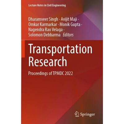 Springer Nature Singapore Transportation Research Springer Nature Singapore Transportation Research