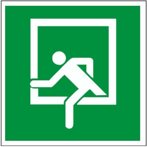Abtec Symbol Rettungsfenster (F, 200 x 200 mm)