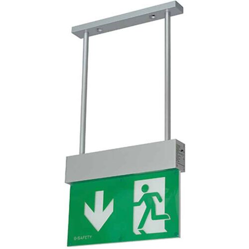 b-lite L-LUX STANDARD, Rettungszeichenleuchte Pendelmontage