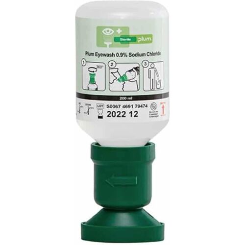 Plum - Augenspülflasche mit 200 ml Augenspüllösung