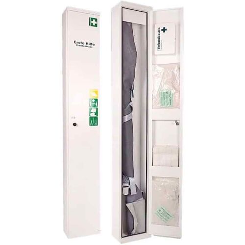 Erste-Hilfe-Schrank aus Stahlblech, weiß