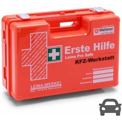 LEINA-WERKE ProSafe Erste-Hilfe-Koffer - Erste-Hilfe-Koffer, 31 x 13 cm, orange LEINA-WERKE ProSafe Erste-Hilfe-Koffer - Erste-Hilfe-Koffer, 31 x 13 cm, orange