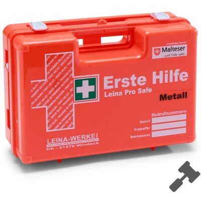 LEINA-WERKE Erste-Hilfe-Koffer Pro Safe - Notfallkoffer, Orange, DIN 13157 + Erweiterung LEINA-WERKE Erste-Hilfe-Koffer Pro Safe - Notfallkoffer, Orange, DIN 13157 + Erweiterung