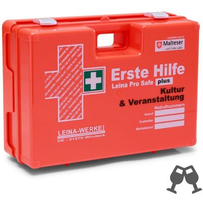 Leina-Werke Erste-Hilfe-Koffer nach DIN 13169, Kultur und Veranstaltung Leina-Werke Erste-Hilfe-Koffer nach DIN 13169, Kultur und Veranstaltung