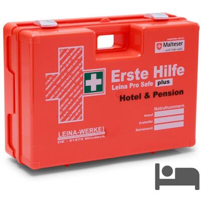 LEINA-WERKE Erste-Hilfe-Koffer Pro Safe plus Hotel & Pension DIN 13169 - Erste-Hilfe-Set LEINA-WERKE Erste-Hilfe-Koffer Pro Safe plus Hotel & Pension DIN 13169 - Erste-Hilfe-Set