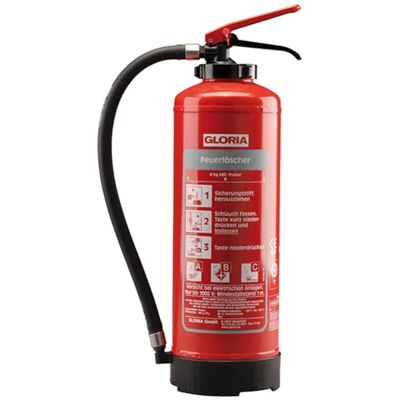 Gloria - P 6 EASY - 6kg - Pulver-Auflade-Feuerlöscher Gloria - P 6 EASY - 6kg - Pulver-Auflade-Feuerlöscher