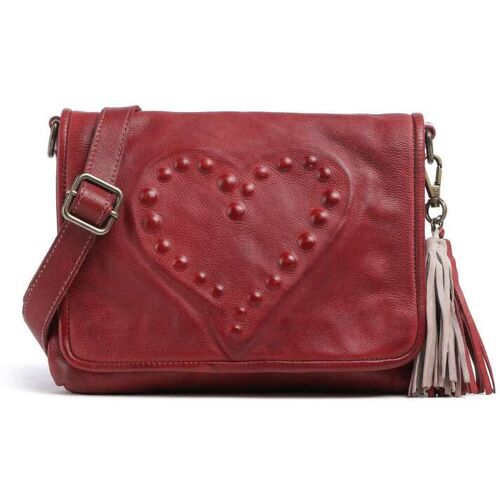 Taschendieb Wien Johnstrasse 3 Umhängetasche aus Leder, rot