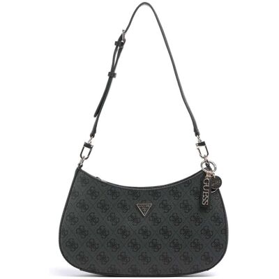 Guess Noelle Schultertasche aus Leder, grau Guess Noelle Schultertasche aus Leder, grau