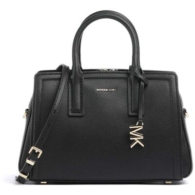 Michael Kors Laila Small Handtasche aus Leder, schwarz Michael Kors Laila Small Handtasche aus Leder, schwarz