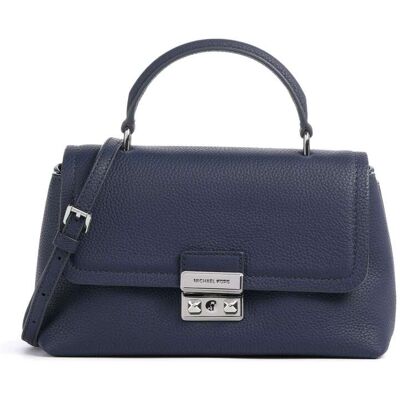 Michael Kors Tribeca Medium Handtasche aus Leder, blau Michael Kors Tribeca Medium Handtasche aus Leder, blau