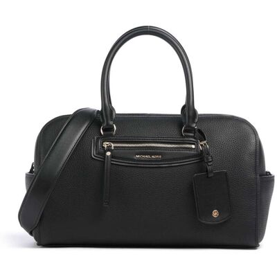 Michael Kors Jet Set Travel Medium Handtasche aus Leder, schwarz Michael Kors Jet Set Travel Medium Handtasche aus Leder, schwarz