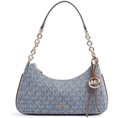 Michael Kors Nolita Medium Schultertasche, blau Michael Kors Nolita Medium Schultertasche, blau