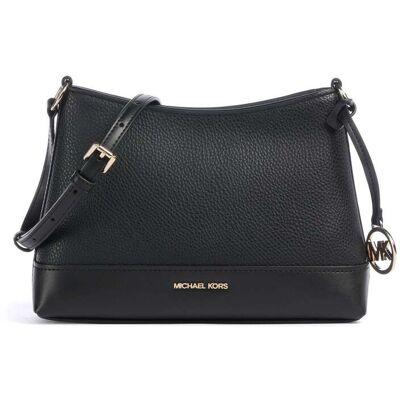 Michael Kors Andie Small Umhängetasche aus Leder, schwarz Michael Kors Andie Small Umhängetasche aus Leder, schwarz