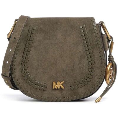 Michael Kors Josie Umhängetasche aus Leder, oliv Michael Kors Josie Umhängetasche aus Leder, oliv