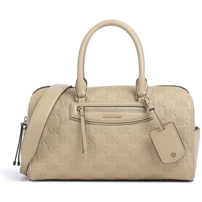 Michael Kors Jet Set Travel Medium Handtasche aus Leder, beige Michael Kors Jet Set Travel Medium Handtasche aus Leder, beige