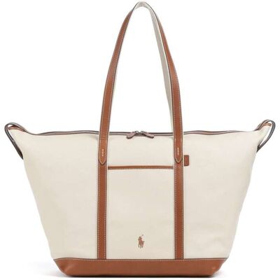 Polo Ralph Lauren Canvas Large Shopper, beige,braun Polo Ralph Lauren Canvas Large Shopper, beige,braun