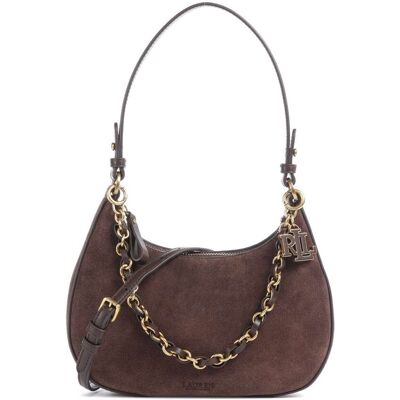 Lauren Ralph Lauren Marcy Medium Schultertasche aus Leder, braun Lauren Ralph Lauren Marcy Medium Schultertasche aus Leder, braun