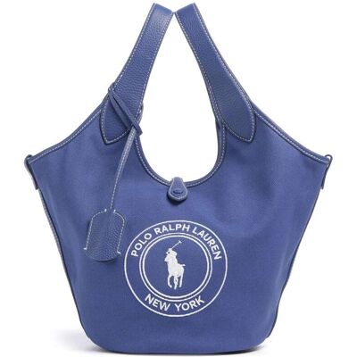 Polo Ralph Lauren Play Medium Handtasche, blau Polo Ralph Lauren Play Medium Handtasche, blau