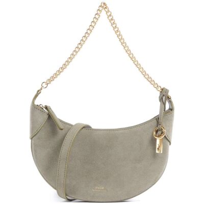Polo Ralph Lauren ID Collection Mini Chain Schultertasche aus Leder, grün Polo Ralph Lauren ID Collection Mini Chain Schultertasche aus Leder, grün