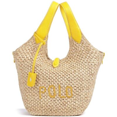 Polo Ralph Lauren Play Medium Handtasche, beige,gelb Polo Ralph Lauren Play Medium Handtasche, beige,gelb
