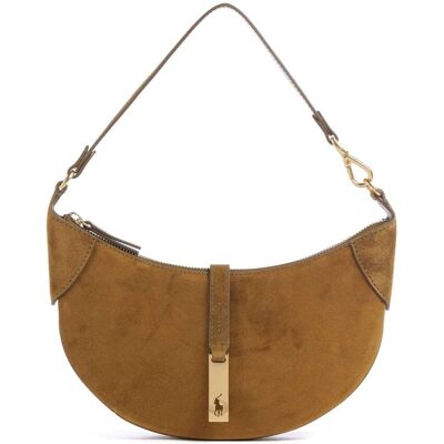 Polo Ralph Lauren ID Collection Small Schultertasche aus Leder, gelb Polo Ralph Lauren ID Collection Small Schultertasche aus Leder, gelb