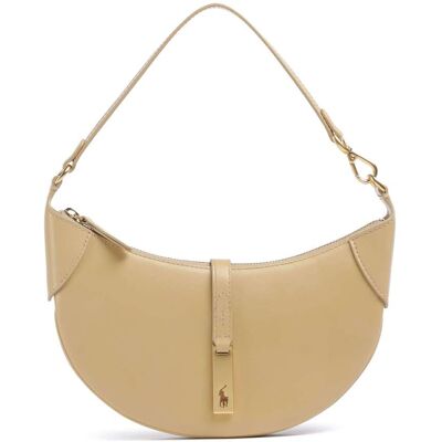 Polo Ralph Lauren ID Collection Small Schultertasche aus Leder, braun Polo Ralph Lauren ID Collection Small Schultertasche aus Leder, braun