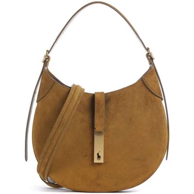 Polo Ralph Lauren ID Collection Small Schultertasche aus Leder, gelb Polo Ralph Lauren ID Collection Small Schultertasche aus Leder, gelb