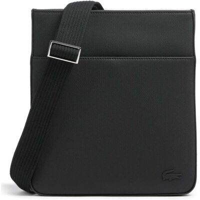 Lacoste Mens Classic Umhängetasche, schwarz Lacoste Mens Classic Umhängetasche, schwarz