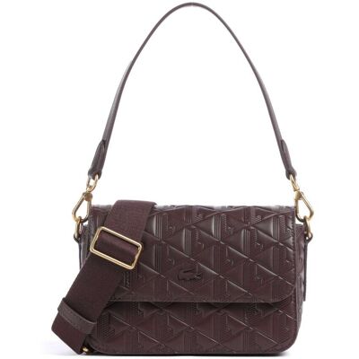 Lacoste Maheki Schultertasche aus Leder, rot Lacoste Maheki Schultertasche aus Leder, rot