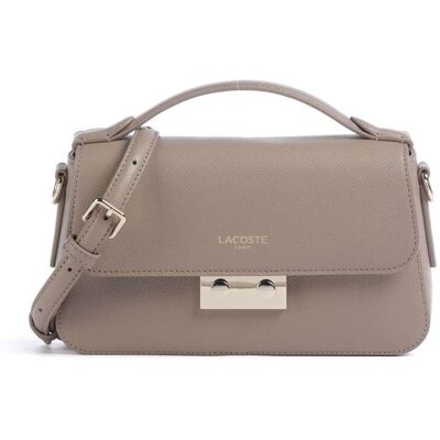Lacoste Champs Elysees Umhängetasche aus Leder, braun Lacoste Champs Elysees Umhängetasche aus Leder, braun