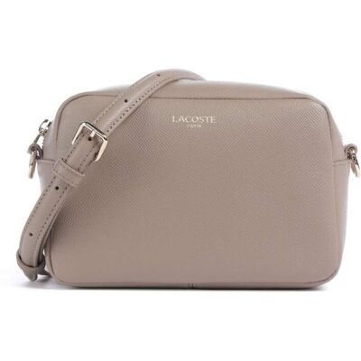 Lacoste Champs Elysees Umhängetasche aus Leder, braun Lacoste Champs Elysees Umhängetasche aus Leder, braun