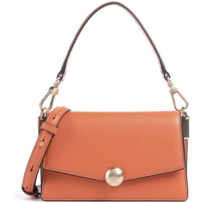 Lacoste Tennis Bliss Schultertasche aus Leder, orange Lacoste Tennis Bliss Schultertasche aus Leder, orange