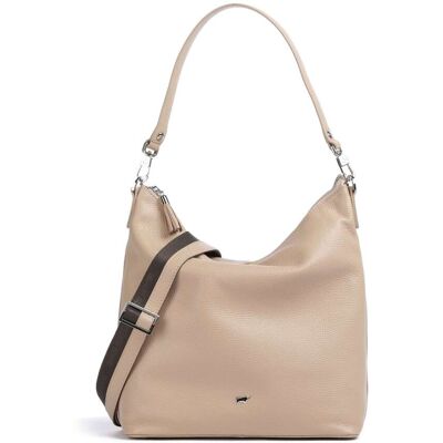Büffel Hanna M Beuteltasche aus Leder, braun Büffel Hanna M Beuteltasche aus Leder, braun
