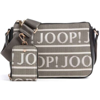 JOOP! Paraffa Jasmina Umhängetasche, grau,schwarz JOOP! Paraffa Jasmina Umhängetasche, grau,schwarz
