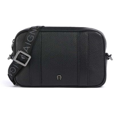 Aigner Diego S Umhängetasche aus Leder, schwarz Aigner Diego S Umhängetasche aus Leder, schwarz