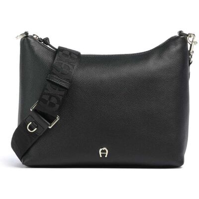 Aigner Zita S Umhängetasche aus Leder, schwarz Aigner Zita S Umhängetasche aus Leder, schwarz