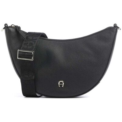 Aigner Zita S Umhängetasche aus Leder, schwarz Aigner Zita S Umhängetasche aus Leder, schwarz