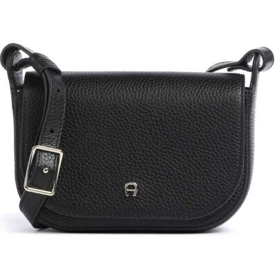 Aigner Pura S Umhängetasche aus Leder, schwarz Aigner Pura S Umhängetasche aus Leder, schwarz