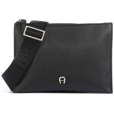 Aigner Zita Umhängetasche aus Leder, schwarz Aigner Zita Umhängetasche aus Leder, schwarz