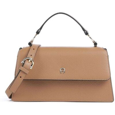 Aigner Delia S Handtasche aus Leder, braun Aigner Delia S Handtasche aus Leder, braun