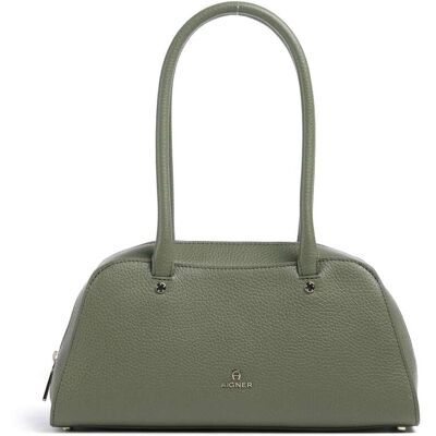 Aigner Ivy M Schultertasche aus Leder, oliv Aigner Ivy M Schultertasche aus Leder, oliv