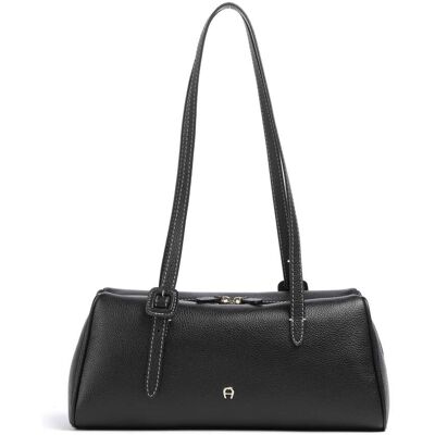 Aigner Miranda S Schultertasche aus Leder, schwarz Aigner Miranda S Schultertasche aus Leder, schwarz