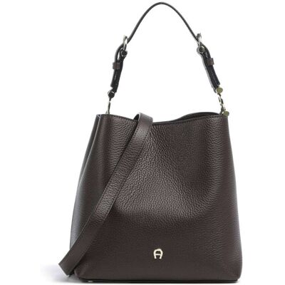 Aigner Delia S Bucket Handtasche aus Leder, braun Aigner Delia S Bucket Handtasche aus Leder, braun