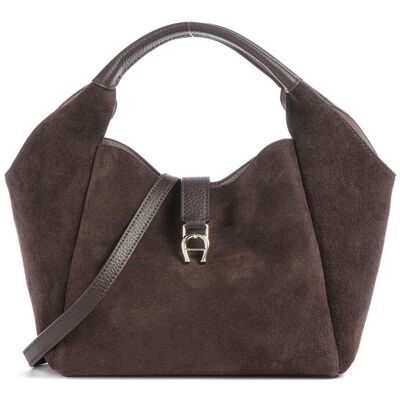 Aigner Zaira S Handtasche aus Leder, braun Aigner Zaira S Handtasche aus Leder, braun