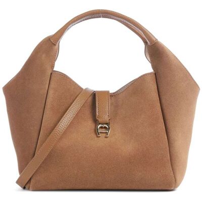 Aigner Zaira S Handtasche aus Leder, braun Aigner Zaira S Handtasche aus Leder, braun